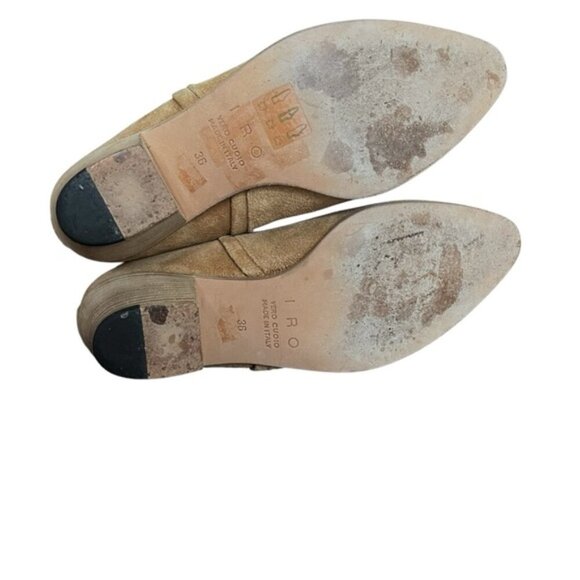 IRO Suede Chelsea Ankle Boot EU 36 Beige Suede - Picture 12 of 13